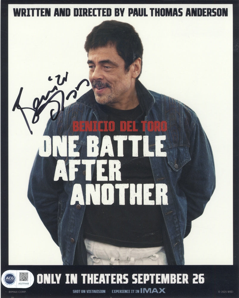 BENICIO DEL TORO - One Battle After Another - ACG Ceritifed