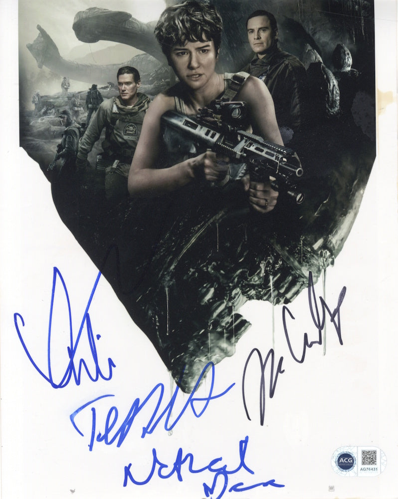 ALIEN: COVENANT - Multi Signed Photo -  ACG Certified
