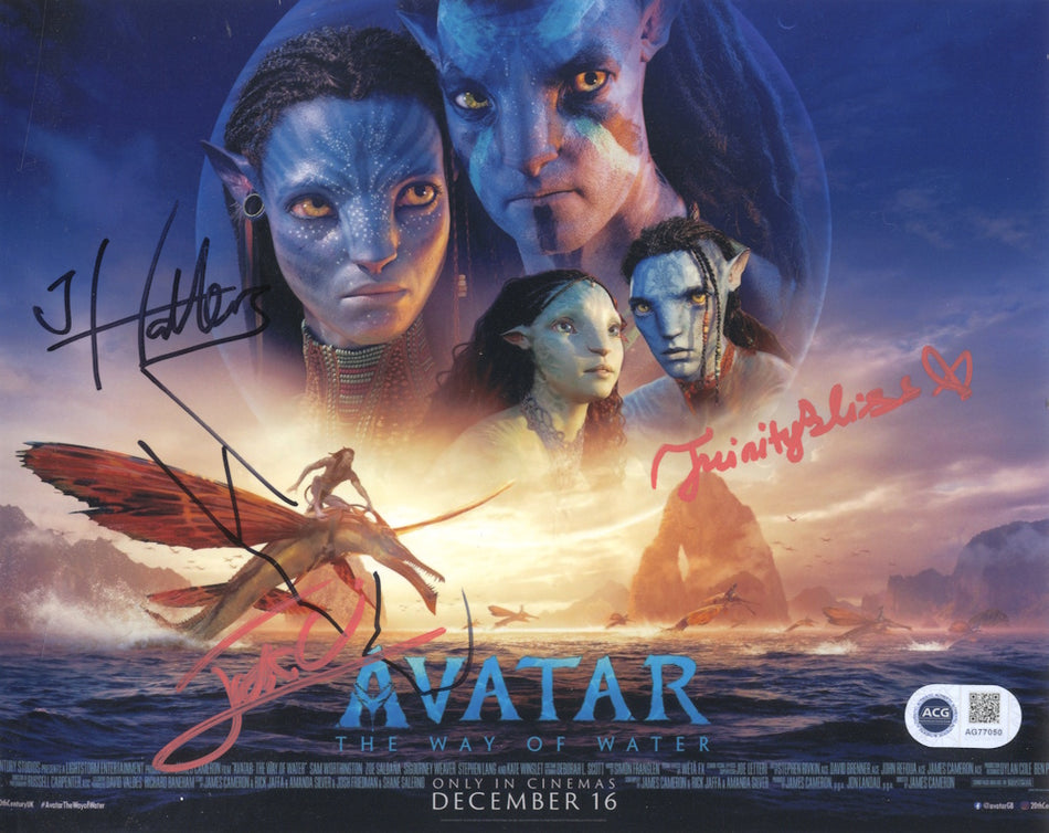 AVATAR: THE WAY OF WATER - Multi Signed Photo -  ACG Certified