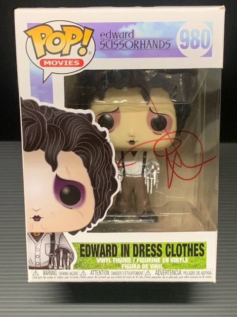 JOHNNY DEPP - Edward Scissorhands Signed Funko Pop - ACG Certified