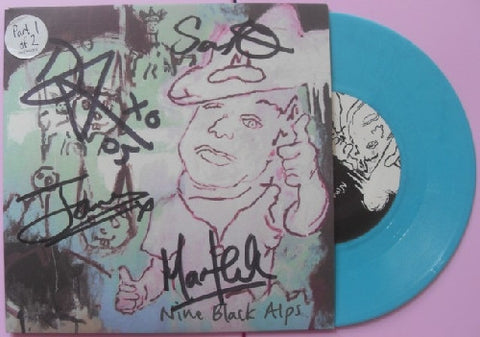 9 BLACK ALPS - 7&quot; Vinyl - Multi-Signed