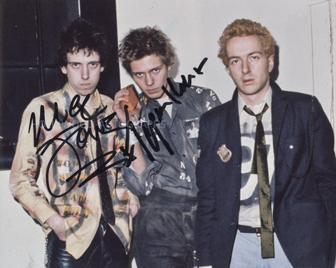 MICK JONES & TOPPER HEADON - The Clash - Multi-Signed - (2)