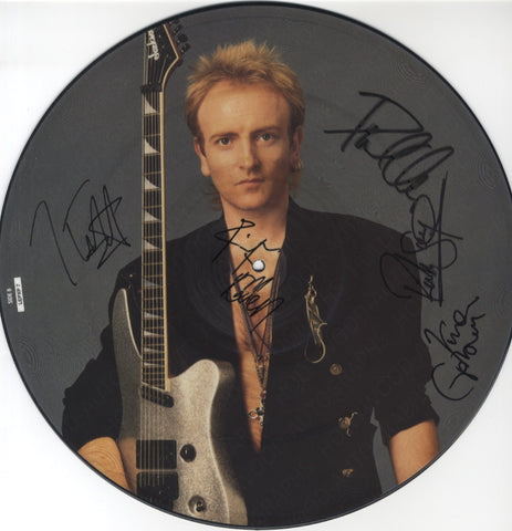 DEF LEPPARD - Make Love Like A Man - Multi Signed 12" Vinyl Picture Disc
