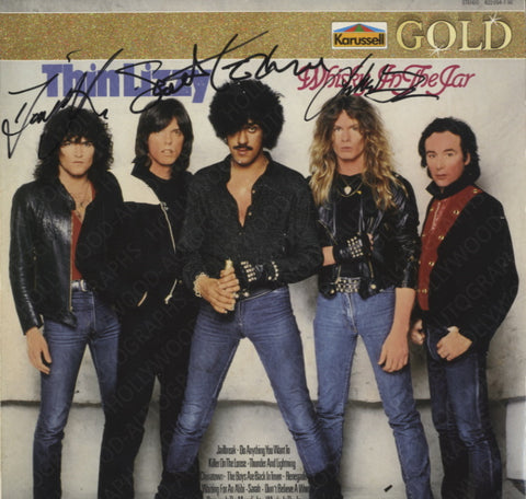THIN LIZZY - Whiskey In The Jar - Multi Signed 12" Vinyl