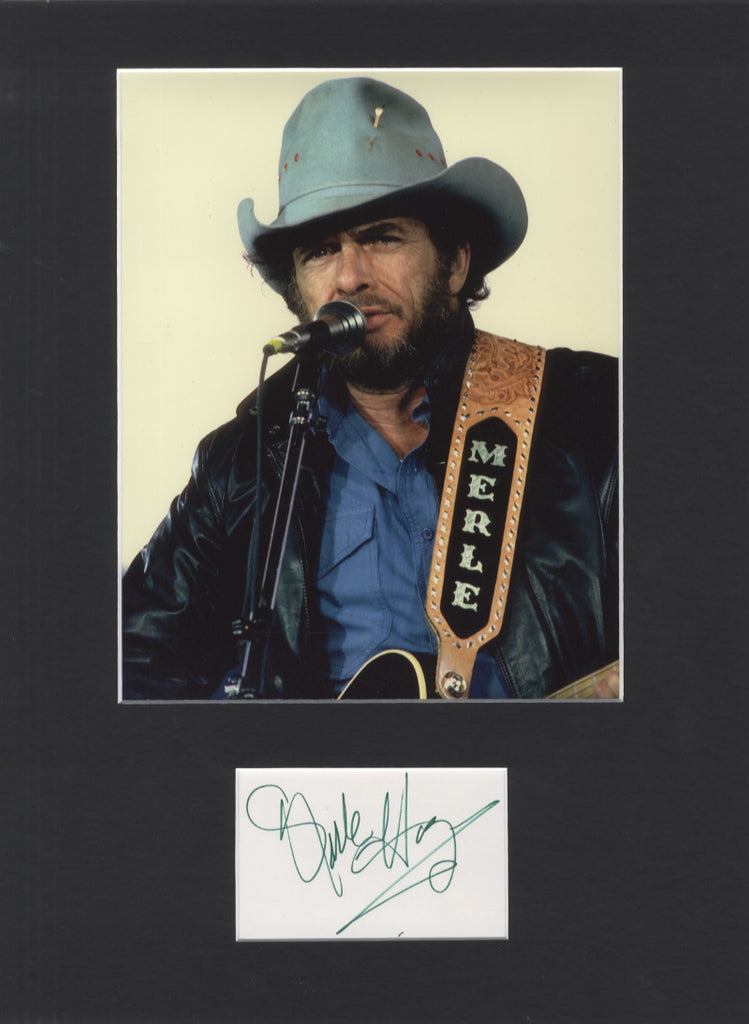 MERLE HAGGARD - Country And Western Legend – Hollywood Autographs
