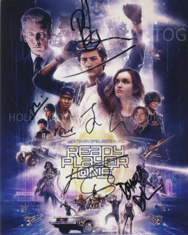 READY PLAYER ONE - Multi Signed Cast Photo - Signed by 6