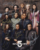 Babylon 5 Multi Signed Cast Photo - 10 Autographs
