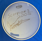 JAMES KOTTAK - Scorpions Signed Drum Head