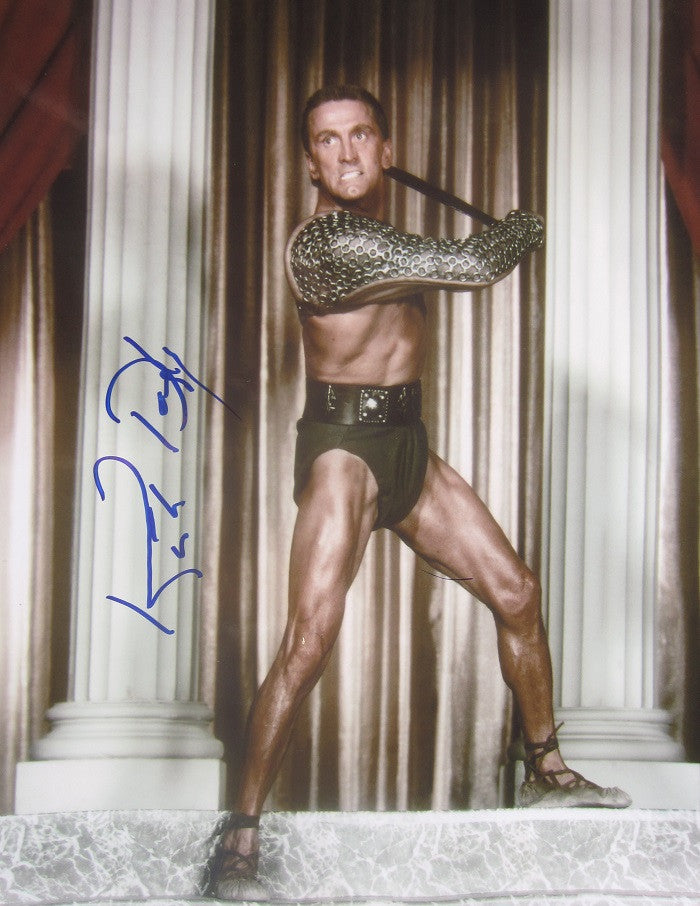 KIRK DOUGLAS - Spartacus - 11"x14" – Hollywood Autographs