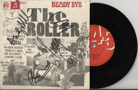 BEADY EYE - The Roller 7&quot; Vinyl - Multi-Signed