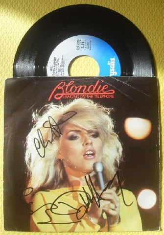 BLONDIE - 7&quot; Vinyl - Multi-Signed - (6)