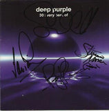 DEEP PURPLE:  30 - THE VERY BEST OF  Multi Signed CD Sleeve