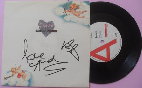 ERASURE - 7&quot; Vinyl - Dual Signed - (2)