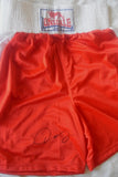 OSCAR DE LA HOYA Signed Red Boxing Shorts - (2)